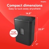 image:imageStaples 8Sheet CrossCut Paper Shredder AntiJam Shreds PaperCredit CardsStaples for Office amp Home Use with 36 Gallon Bin Black24 Sheet