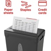 image:imageStaples 8Sheet CrossCut Paper Shredder AntiJam Shreds PaperCredit CardsStaples for Office amp Home Use with 36 Gallon Bin Black8 Sheet