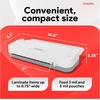 image:imageStaples 9inch Thermal amp Cold Laminator Versatile Laminating Machine for Home School amp Office WhiteGray
