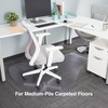 image:imageStaples Carpet Chair Mat MediumPile Clear 20237CC54 x 60
