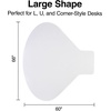 image:imageStaples Carpet Chair Mat MediumPile Clear 20237CC66 x 60