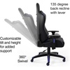 image:imageStaples Emerge Vartan Gaming Chair Ergonomic Adjustable Height Swivel Black 2Pack