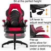 image:imageStaples Emerge Vortex Gaming Chair Ergonomic Adjustable Height Swivel Black 2Pack