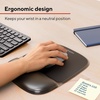 image:imageStaples Gel Mouse Pad and Wrist Rest Combo Ergonomic NonSlip Base Soft Gel Support for Comfortable Typing amp Precise Mouse Control Blue CrystalBlack