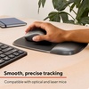 image:imageStaples Gel Mouse Pad and Wrist Rest Combo Ergonomic NonSlip Base Soft Gel Support for Comfortable Typing amp Precise Mouse Control Blue CrystalBlack