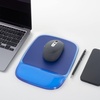 image:imageStaples Gel Mouse Pad and Wrist Rest Combo Ergonomic NonSlip Base Soft Gel Support for Comfortable Typing amp Precise Mouse Control Blue CrystalBlue
