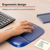 image:imageStaples Gel Mouse Pad and Wrist Rest Combo Ergonomic NonSlip Base Soft Gel Support for Comfortable Typing amp Precise Mouse Control Blue CrystalBlue