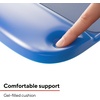 image:imageStaples Gel Mouse Pad and Wrist Rest Combo Ergonomic NonSlip Base Soft Gel Support for Comfortable Typing amp Precise Mouse Control Blue CrystalBlue