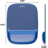 image:imageStaples Gel Mouse Pad and Wrist Rest Combo Ergonomic NonSlip Base Soft Gel Support for Comfortable Typing amp Precise Mouse Control Blue CrystalBlue