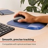 image:imageStaples Gel Mouse Pad and Wrist Rest Combo Ergonomic NonSlip Base Soft Gel Support for Comfortable Typing amp Precise Mouse Control Blue CrystalBlue