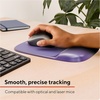 image:imageStaples Gel Mouse Pad and Wrist Rest Combo Ergonomic NonSlip Base Soft Gel Support for Comfortable Typing amp Precise Mouse Control Blue CrystalPurple