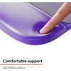 image:imageStaples Gel Mouse Pad and Wrist Rest Combo Ergonomic NonSlip Base Soft Gel Support for Comfortable Typing amp Precise Mouse Control Blue CrystalPurple