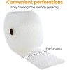 image:imageStaples HeavyDuty Bubble Cushioning Roll 12 Large Bubble 12 x 65 HighImpact Protection for Fragile Shipping Items