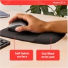 image:imageStaples Mouse Pad with Gel Wrist Rest Ergonomic NonSlip Base Soft Wrist Support for Comfortable Typing amp Precise Mouse Control Black 53326Black