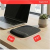 image:imageStaples Mouse Pad with Gel Wrist Rest Ergonomic NonSlip Base Soft Wrist Support for Comfortable Typing amp Precise Mouse Control Black 53326Black