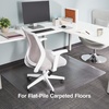 image:imageStaples Office Chair Mat Clear Floor Mats LowPile Carpets 48 x 36 Inch Smooth Glide46 x 60