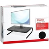 image:imageStaples Standard Monitor Stand Black Desktop Riser for Ergonomic Viewing with UnderDesk Storage 2Pack