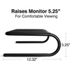 image:imageStaples Standard Steel Monitor Stand  Desktop Riser for Monitors Laptops amp Office Workstations BlackUp to 46 Monitor