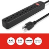 image:imageStaples TECH 6Outlet Power Strip  3 ft Extension Cord for Home Office amp Dorm Room Use White 3Pack1 Pack