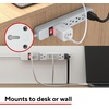 image:imageStaples TECH 6Outlet Power Strip  3 ft Extension Cord for Home Office amp Dorm Room Use White 3Pack1 Pack