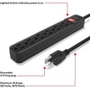 image:imageStaples TECH 6Outlet Power Strip  3 ft Extension Cord for Home Office amp Dorm Room Use White 3Pack1 Pack
