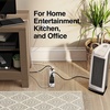 image:imageStaples TECH 6Outlet Power Strip  3 ft Extension Cord for Home Office amp Dorm Room Use White 3Pack1 Pack