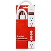 image:imageStaples TECH 6Outlet Power Strip  3 ft Extension Cord for Home Office amp Dorm Room Use White 3Pack1 Pack