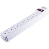image:imageStaples TECH 6Outlet Power Strip  3 ft Extension Cord for Home Office amp Dorm Room Use White 3Pack2 Pack