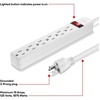 image:imageStaples TECH 6Outlet Power Strip  3 ft Extension Cord for Home Office amp Dorm Room Use White 3Pack3 Pack