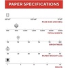 image:imageTRU RED Copy Paper 85 x 11 Sheet Size 92 Brightness 20 lbs Matte Finish White Paper500 SheetsReam 5 ReamsCarton1 Ream  500 Sheets