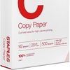 image:imageTRU RED Copy Paper 85 x 11 Sheet Size 92 Brightness 20 lbs Matte Finish White Paper500 SheetsReam 5 ReamsCarton1 Ream  500 Sheets