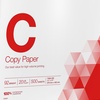 image:imageTRU RED Copy Paper 85 x 11 Sheet Size 92 Brightness 20 lbs Matte Finish White Paper500 SheetsReam 5 ReamsCarton1 Ream  500 Sheets