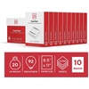 image:imageTRU RED Copy Paper 85 x 11 Sheet Size 92 Brightness 20 lbs Matte Finish White Paper500 SheetsReam 5 ReamsCarton10 Reams  5 000 Sheets
