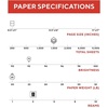 image:imageTRU RED Copy Paper 85 x 11 Sheet Size 92 Brightness 20 lbs Matte Finish White Paper500 SheetsReam 5 ReamsCarton3 Reams  1 500 Sheets