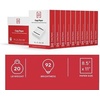 image:imageTRU RED Copy Paper 85 x 11 Sheet Size 92 Brightness 20 lbs Matte Finish White Paper500 SheetsReam 5 ReamsCarton400 Reams  Pallet