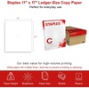 image:imageTRU RED Copy Paper 85 x 11 Sheet Size 92 Brightness 20 lbs Matte Finish White Paper500 SheetsReam 5 ReamsCarton5 Reams  2 500 Sheets