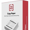 image:imageTRU RED Copy Paper 85 x 11 Sheet Size 92 Brightness 20 lbs Matte Finish White Paper500 SheetsReam 5 ReamsCarton6 Reams  3 600 Sheets