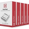 image:imageTRU RED Copy Paper 85 x 11 Sheet Size 92 Brightness 20 lbs Matte Finish White Paper500 SheetsReam 5 ReamsCarton6 Reams  3 600 Sheets