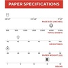 image:imageTRU RED Copy Paper 85 x 11 Sheet Size 92 Brightness 20 lbs Matte Finish White Paper500 SheetsReam 5 ReamsCarton8 Reams  4 000 Sheets