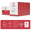 image:imageTRU RED Copy Paper 85 x 11 Sheet Size 92 Brightness 20 lbs Matte Finish White Paper500 SheetsReam 5 ReamsCarton8 Reams  4 000 Sheets