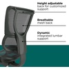 image:imageWorkplace 20 Ergonomic Task Chair Mesh Ergonomic Lumbar Support Adjustable Height Black