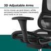 image:imageWorkplace 20 Ergonomic Task Chair Mesh Ergonomic Lumbar Support Adjustable Height Black