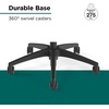image:imageWorkplace 20 Ergonomic Task Chair Mesh Ergonomic Lumbar Support Adjustable Height Black
