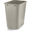 image:imageCOASTWIDE Professional Indoor Trash Can Without Lid Black Soft Molded Plastic 7 Gallon CW56429Beige