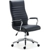 image:imageSTAPLES Bentura Ergonomic Manager amp Executive Office Chair High Back Swivel Adjustable Height Bonded Leather Black
