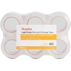 image:imageSTAPLES Lightweight Moving amp Storage Tape 188 x 109 Yards Clear  6Roll PackStandard