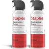 image:imageStaples Compressed Air Dusters  Canned Air for Electronics Keyboards amp Office Devices2