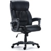 image:imageStaples Lockland Ergonomic Leather Managers Big amp Tall Chair 400 lb Capacity Black 2Pack