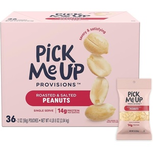 image:imagePick Me Up Provisions Roasted amp Salted Cashews 36 SingleServe 15 oz Bags Snack Packs for Work Travel amp LunchesPeanuts