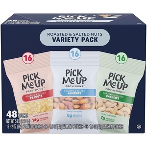 image:imagePick Me Up Provisions Roasted amp Salted Cashews 36 SingleServe 15 oz Bags Snack Packs for Work Travel amp LunchesVariety Pack
